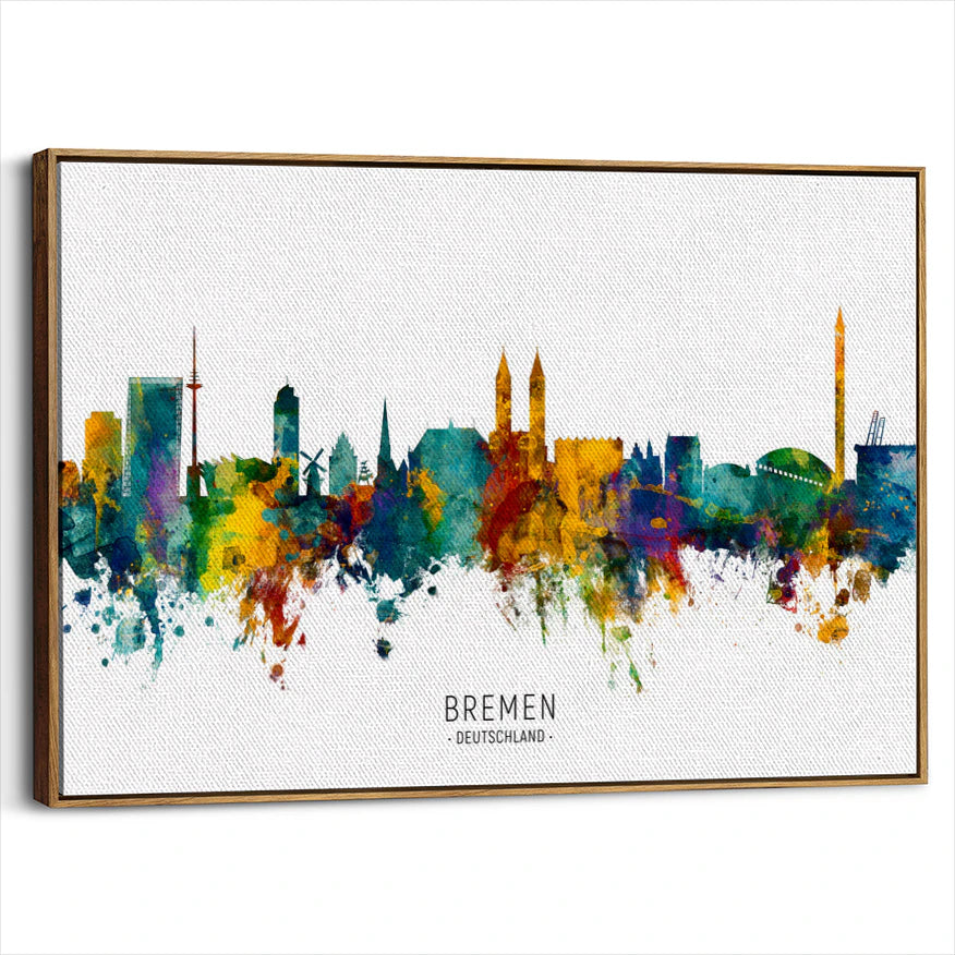 framed-canvas-brown-walnut