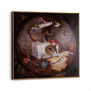 framed-canvas-brown-walnut