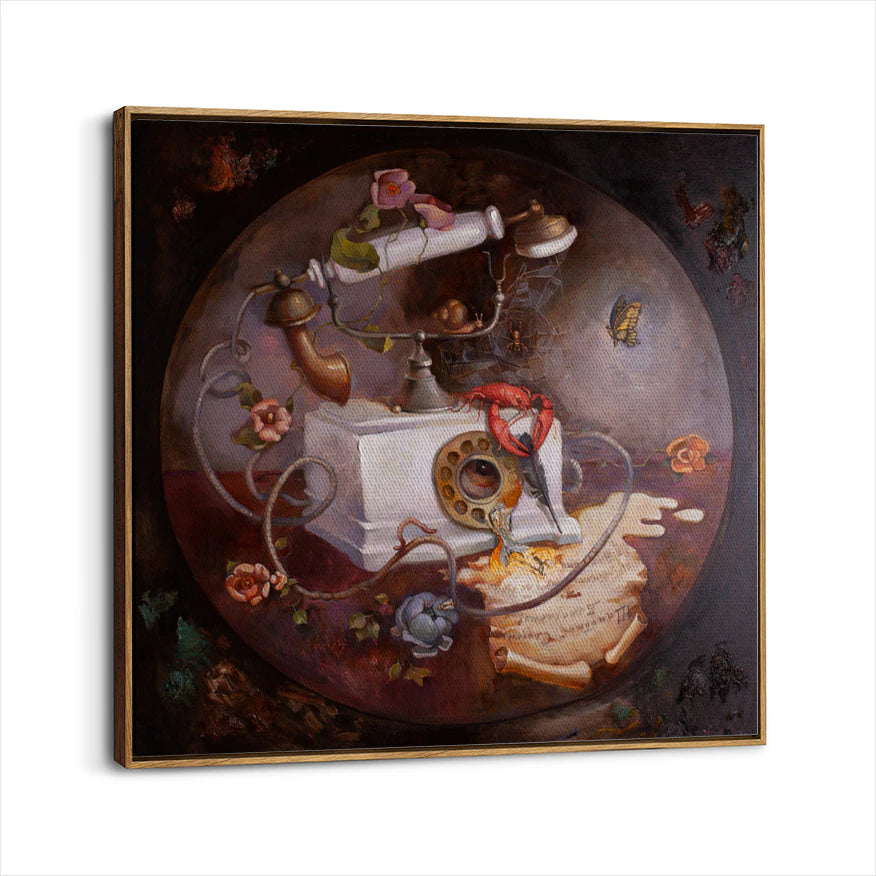 framed-canvas-brown-walnut
