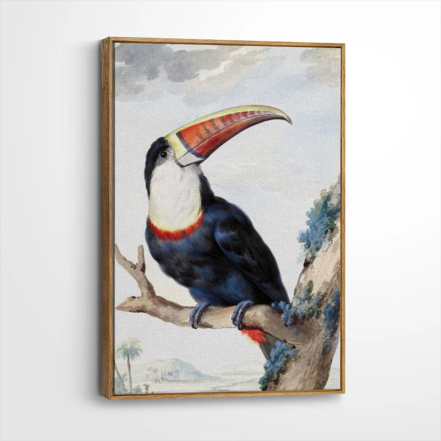 framed-canvas-brown-walnut