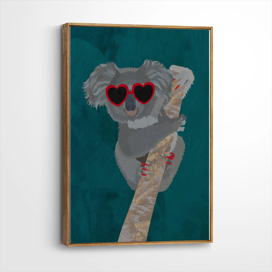 framed-canvas-brown-walnut
