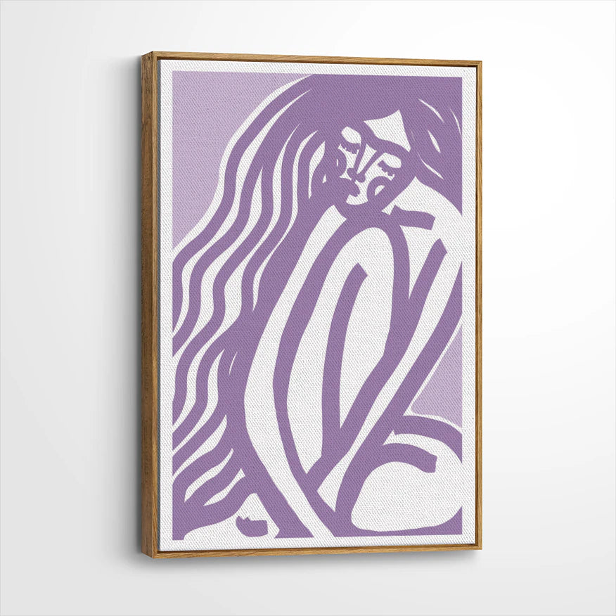 framed-canvas-brown-walnut
