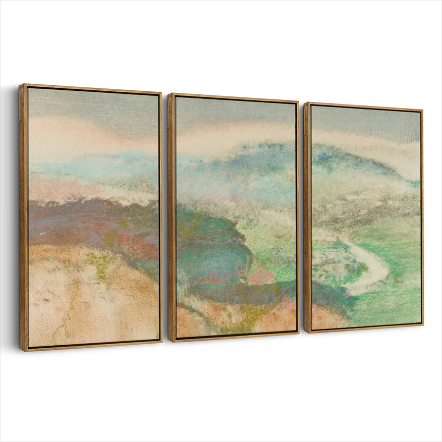 3-framed-canvas-brown-walnut