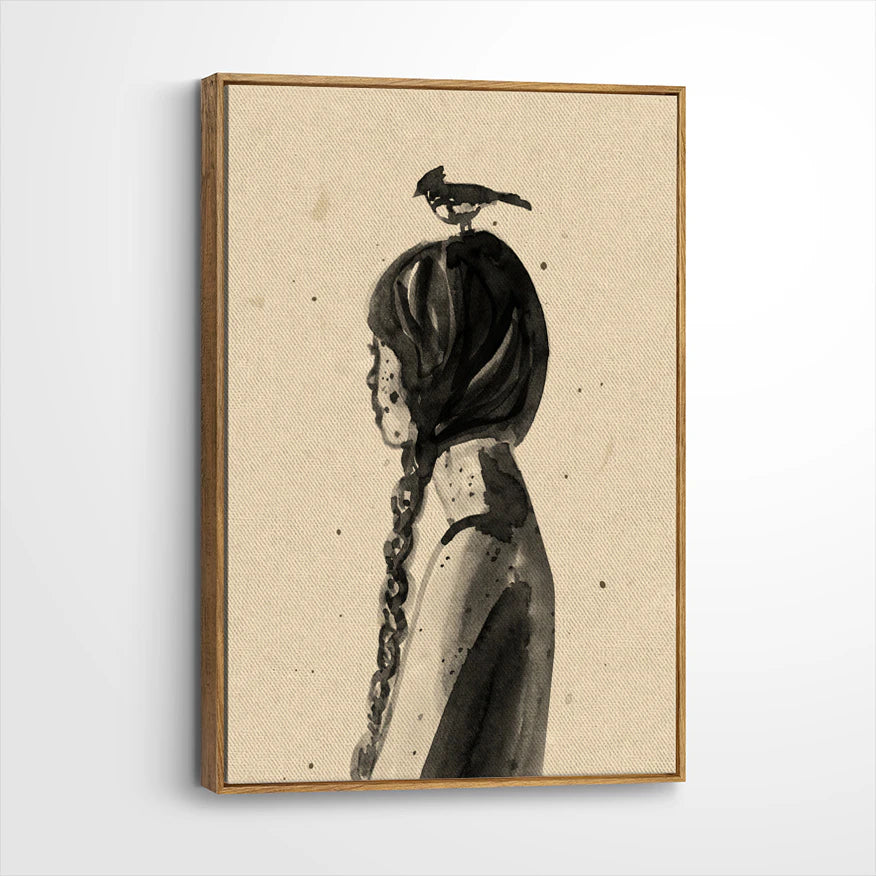 framed-canvas-brown-walnut