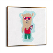 framed-canvas-brown-walnut