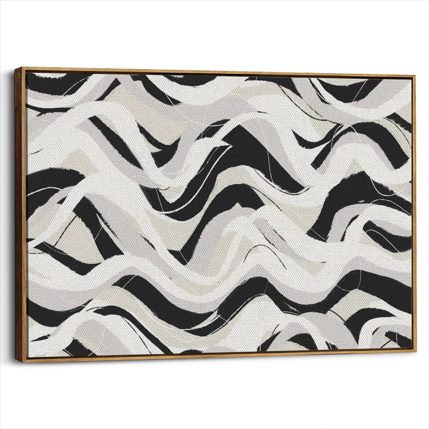 framed-canvas-brown-walnut