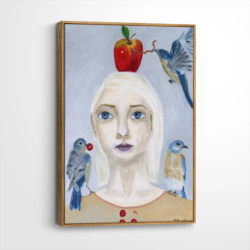 framed-canvas-brown-walnut