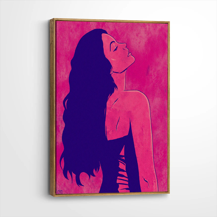 framed-canvas-brown-walnut