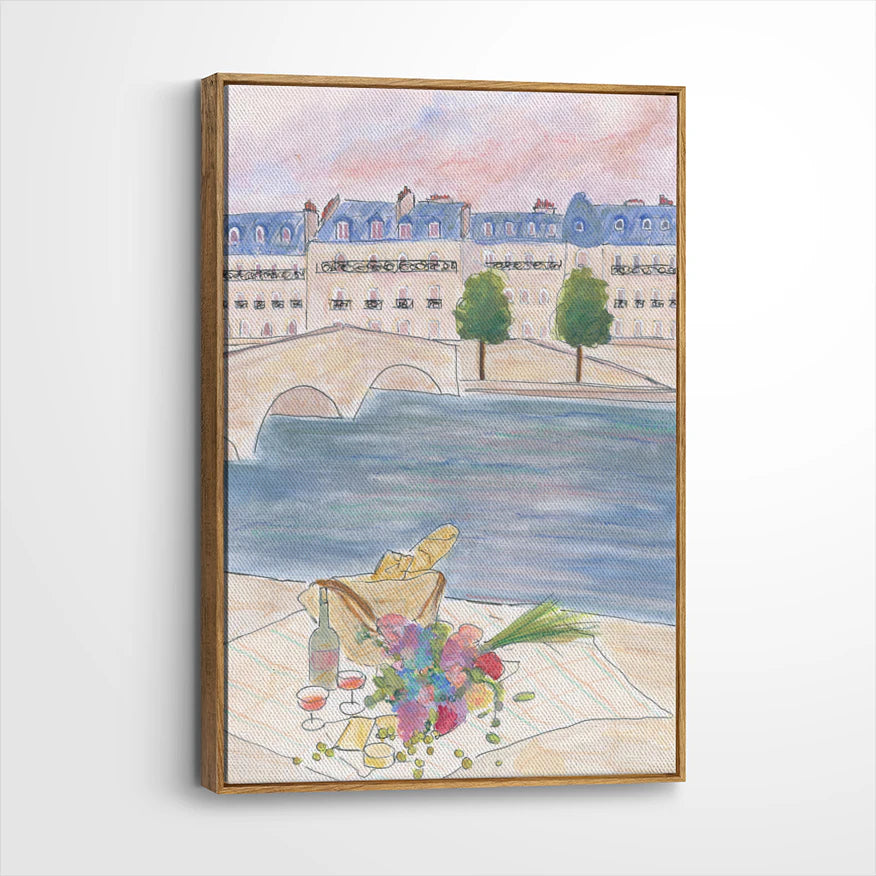 framed-canvas-brown-walnut