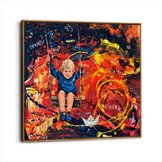 framed-canvas-brown-walnut