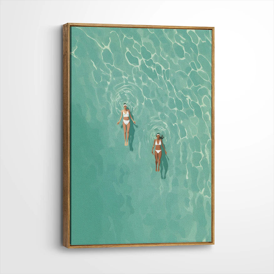 framed-canvas-brown-walnut
