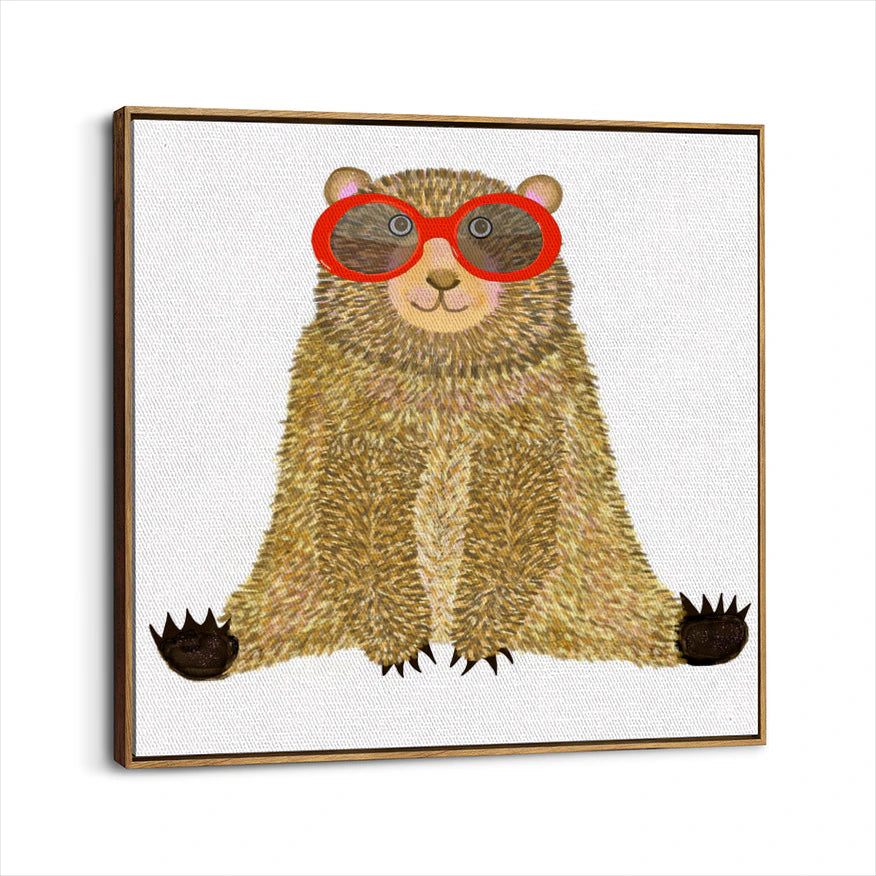 framed-canvas-brown-walnut