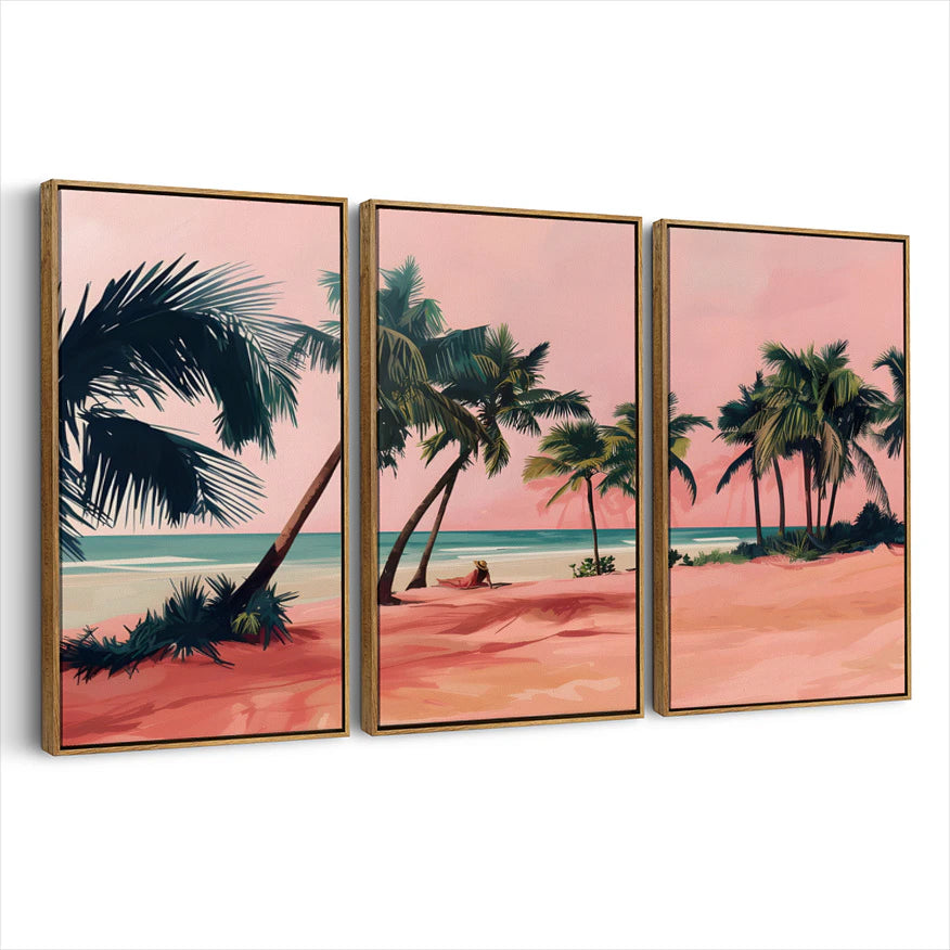 3-framed-canvas-brown-walnut