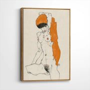 framed-canvas-brown-walnut