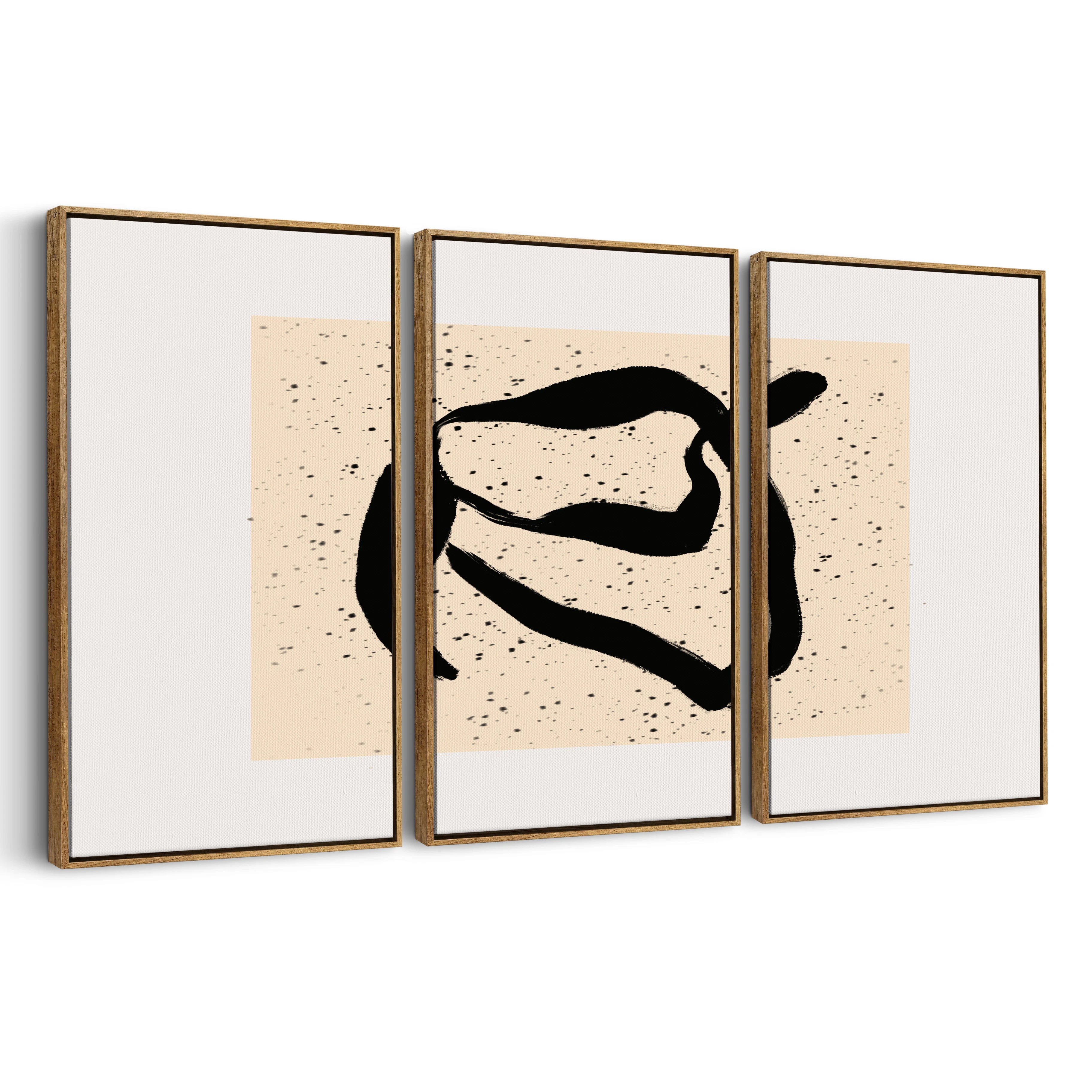 3-framed-canvas-brown-walnut