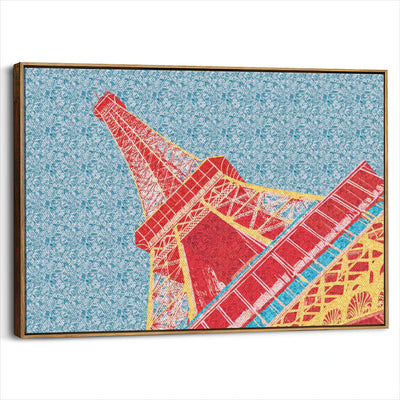 framed-canvas-brown-walnut