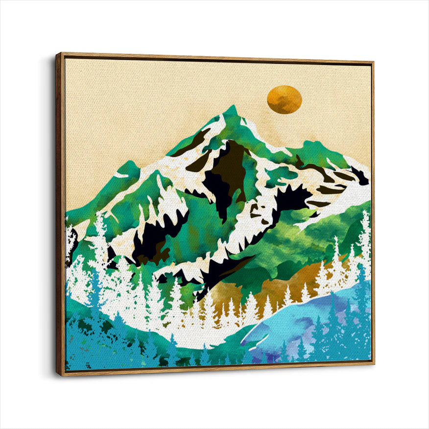 framed-canvas-brown-walnut