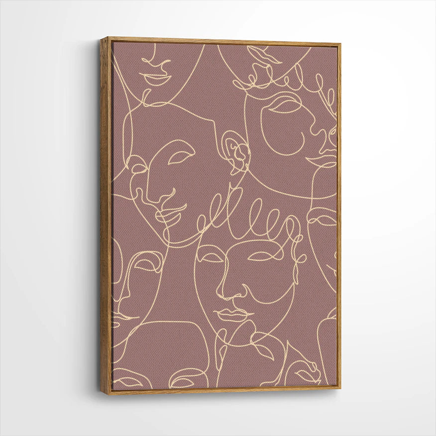 framed-canvas-brown-walnut