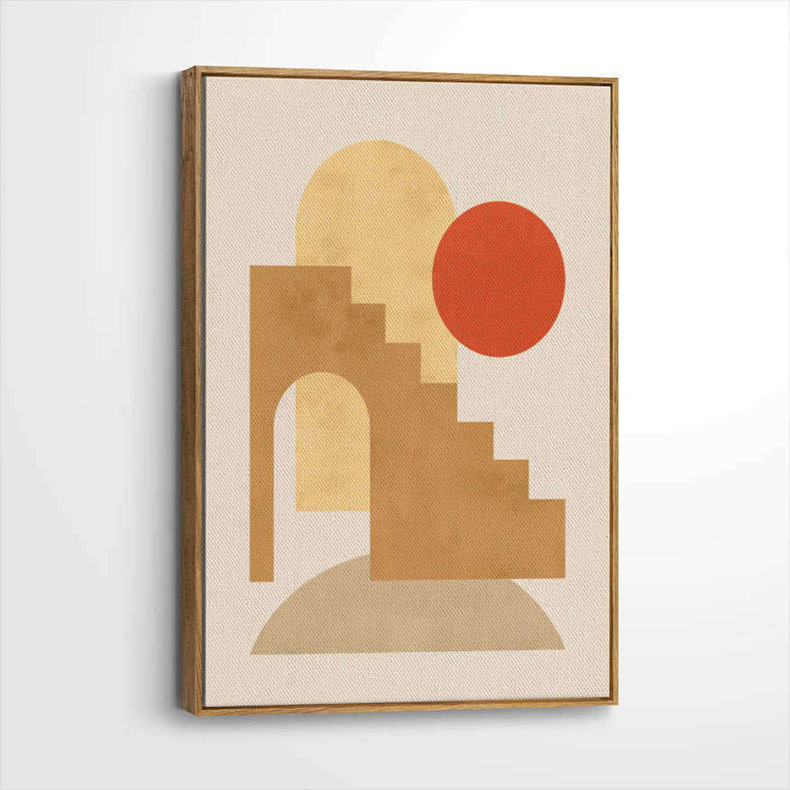 framed-canvas-brown-walnut