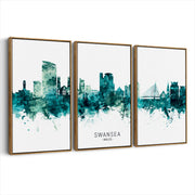3-framed-canvas-brown-walnut