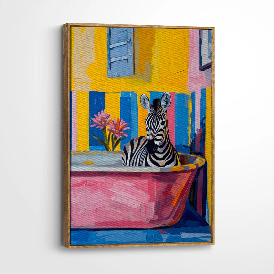 framed-canvas-brown-walnut
