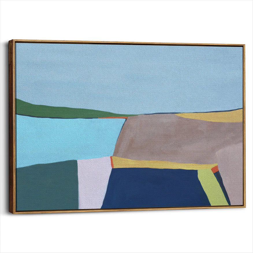 framed-canvas-brown-walnut