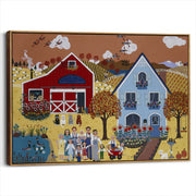 framed-canvas-brown-walnut