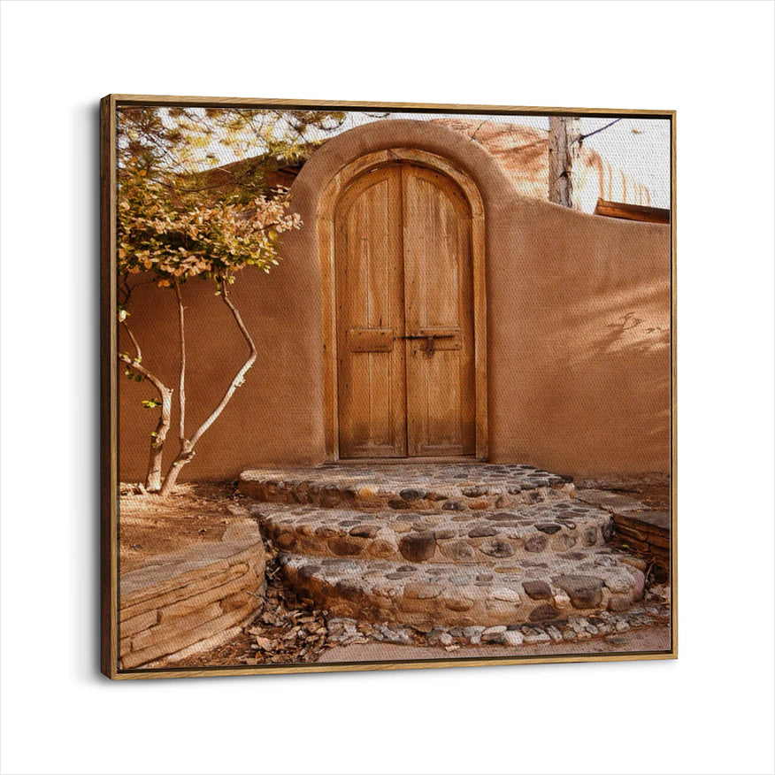 framed-canvas-brown-walnut