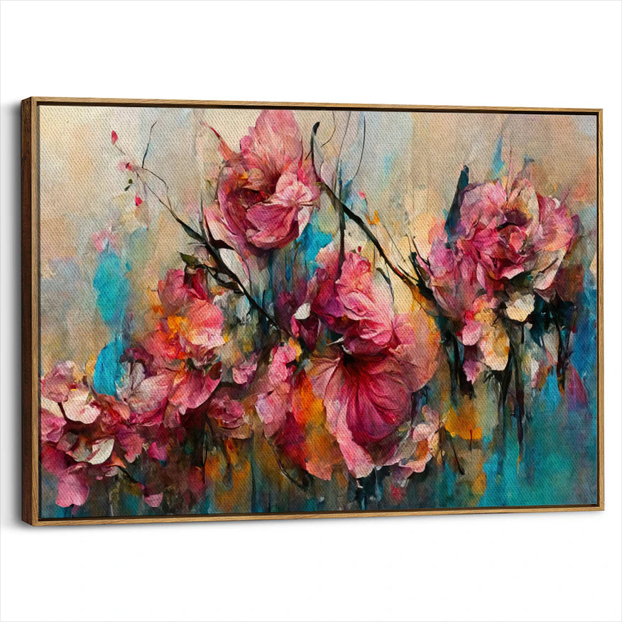 framed-canvas-brown-walnut