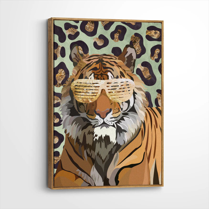 framed-canvas-brown-walnut