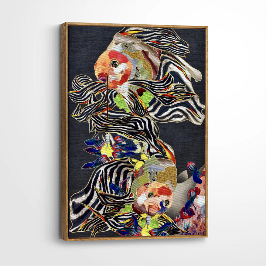 framed-canvas-brown-walnut