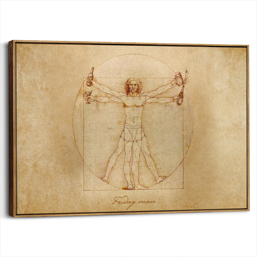 framed-canvas-brown-walnut