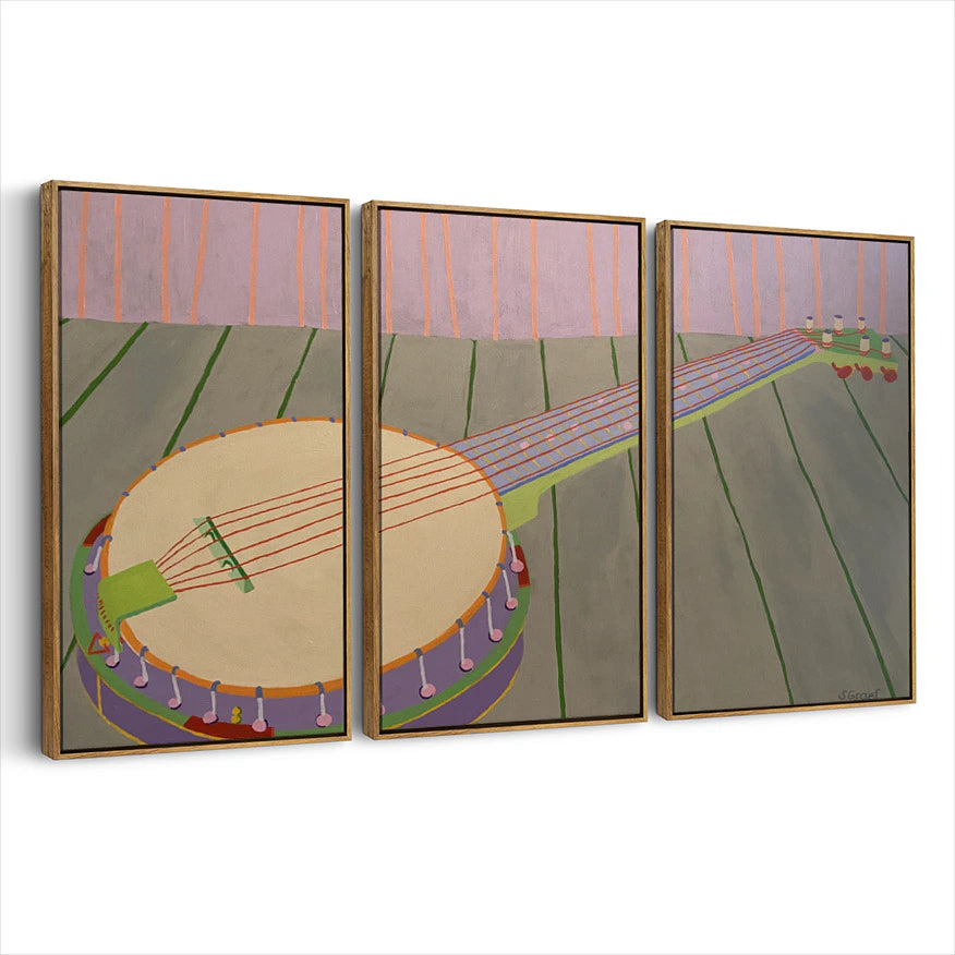 3-framed-canvas-brown-walnut