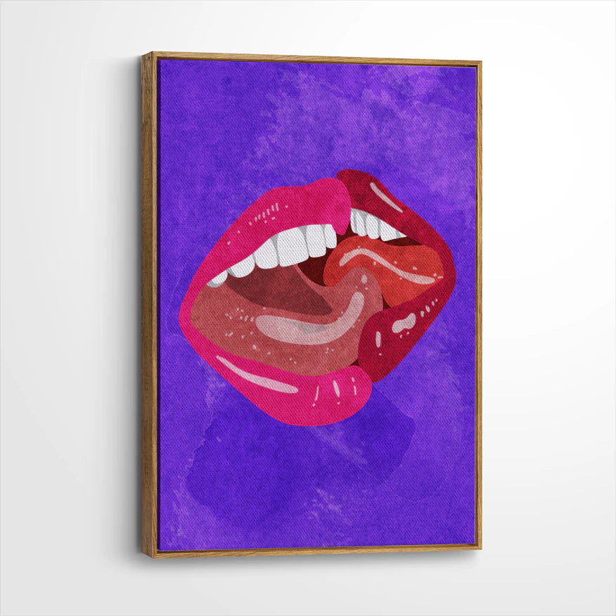 framed-canvas-brown-walnut