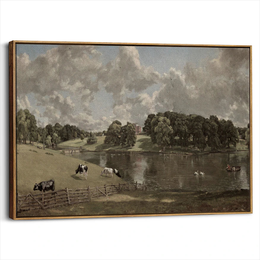 framed-canvas-brown-walnut