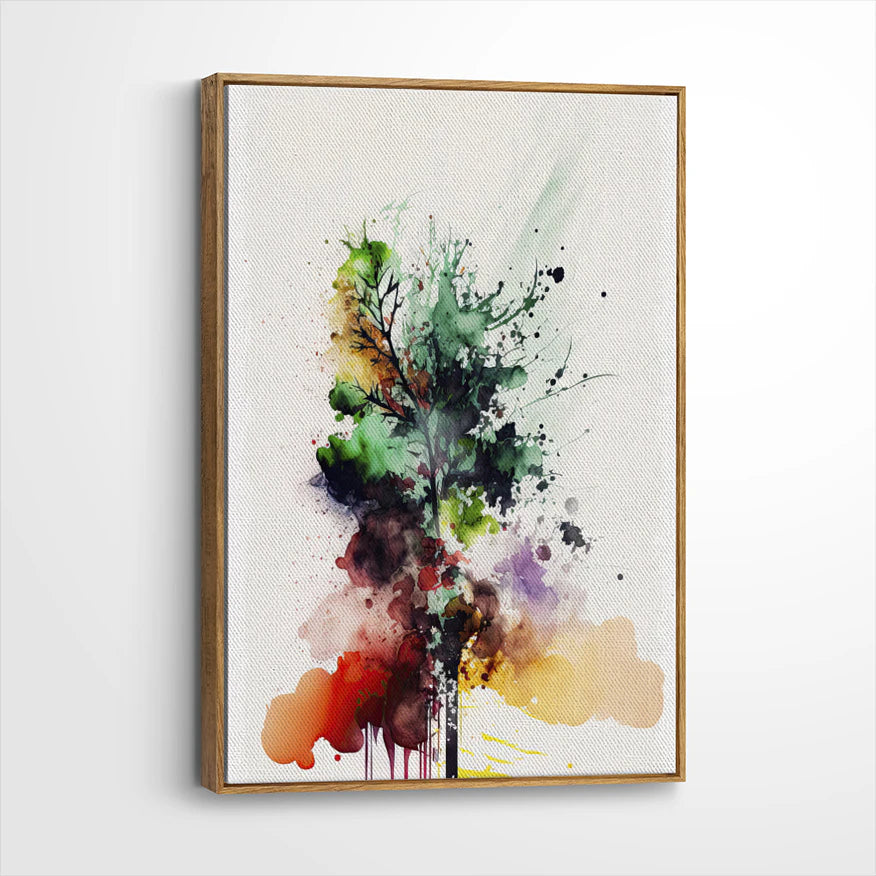 framed-canvas-brown-walnut