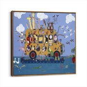 framed-canvas-brown-walnut