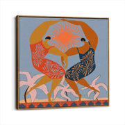 framed-canvas-brown-walnut