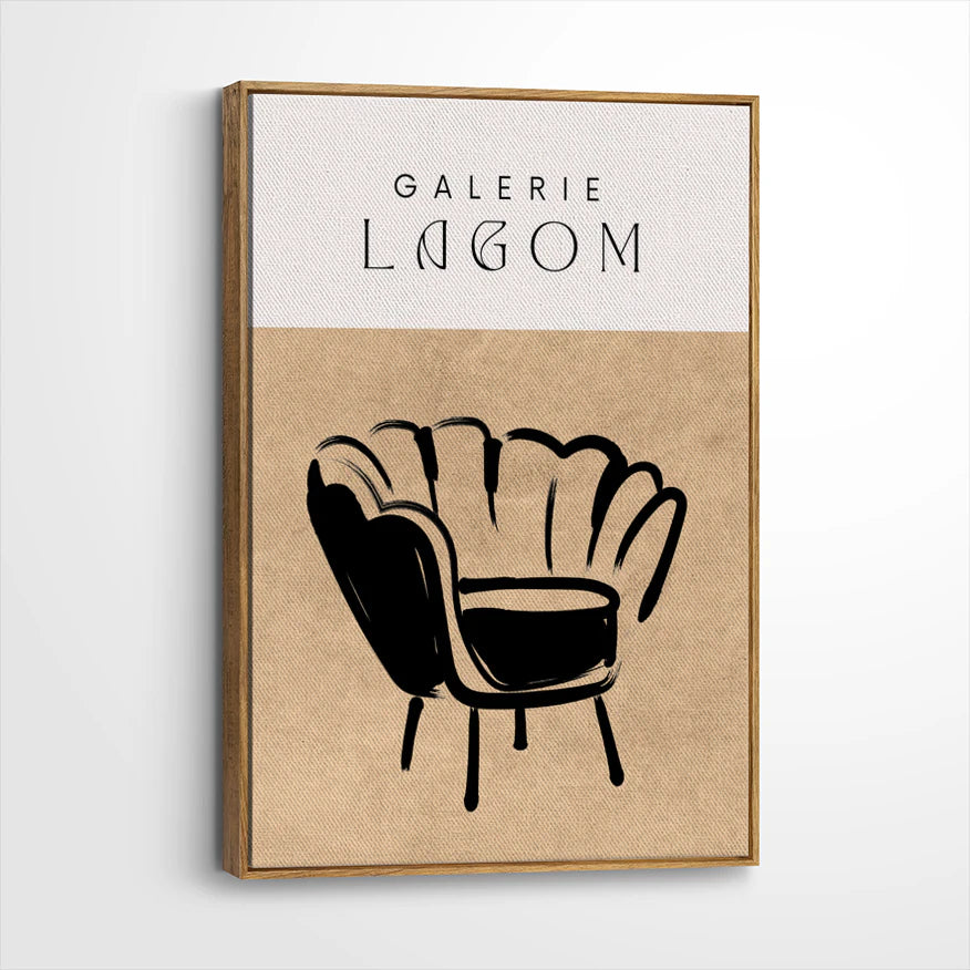 framed-canvas-brown-walnut