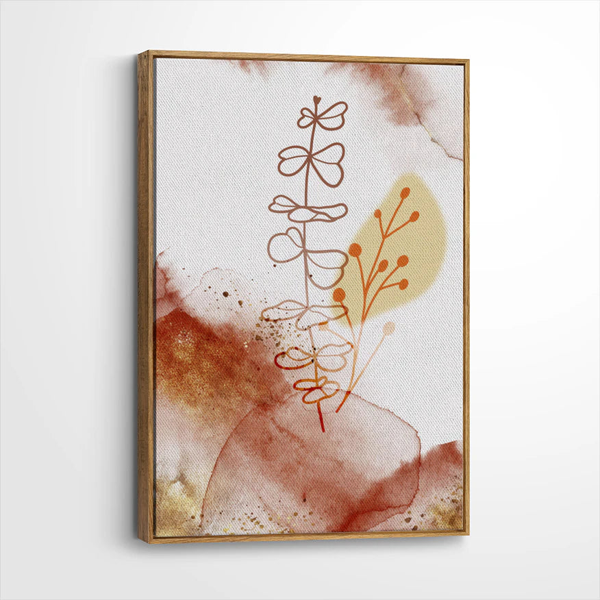 framed-canvas-brown-walnut
