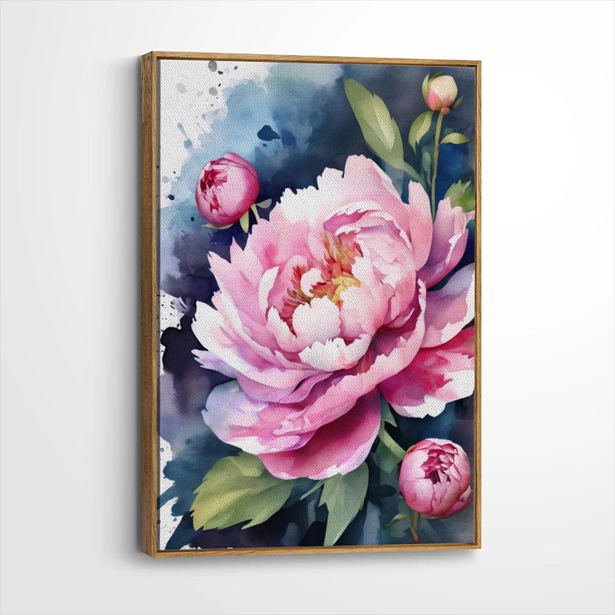 framed-canvas-brown-walnut
