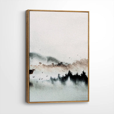 framed-canvas-brown-walnut