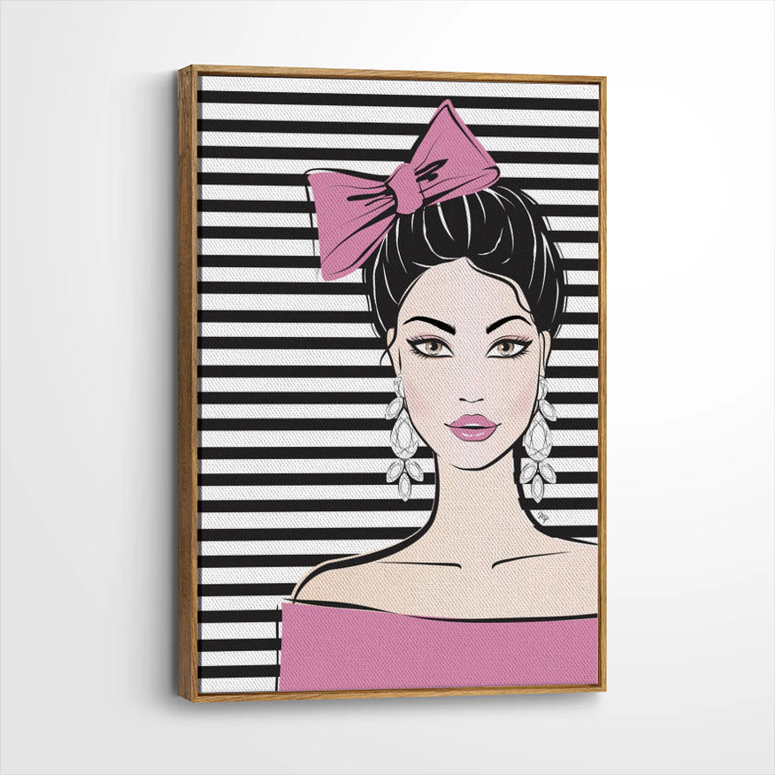 framed-canvas-brown-walnut