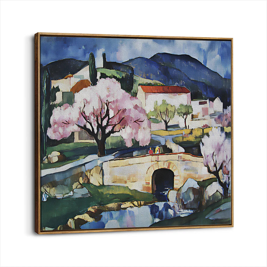 framed-canvas-brown-walnut
