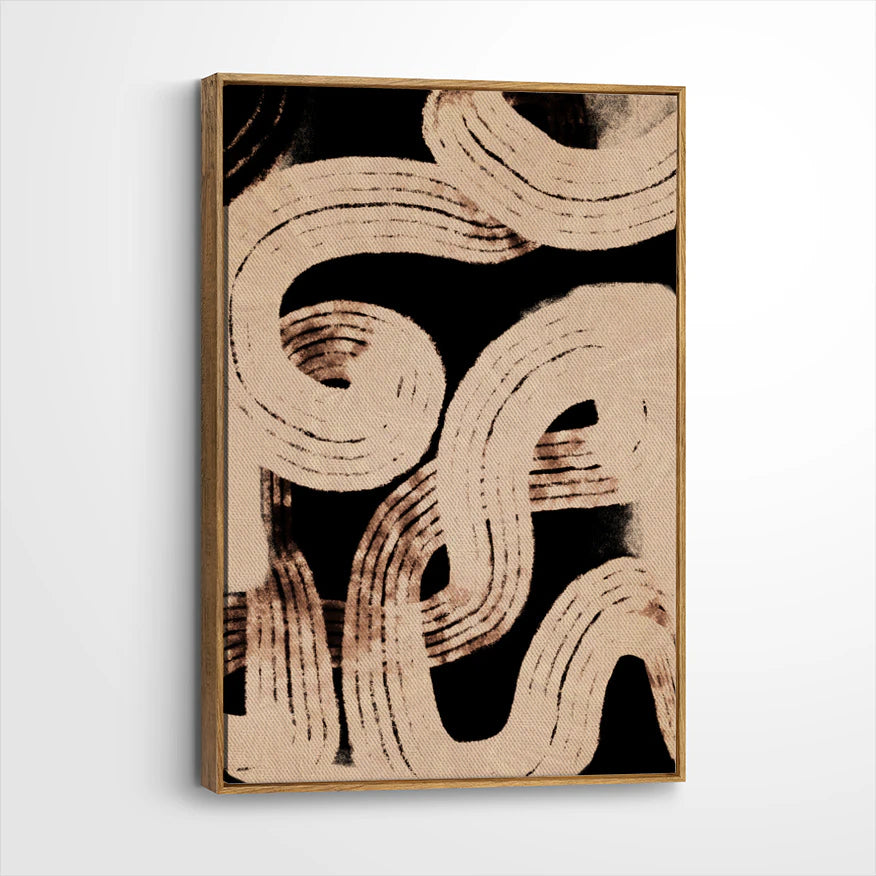 framed-canvas-brown-walnut