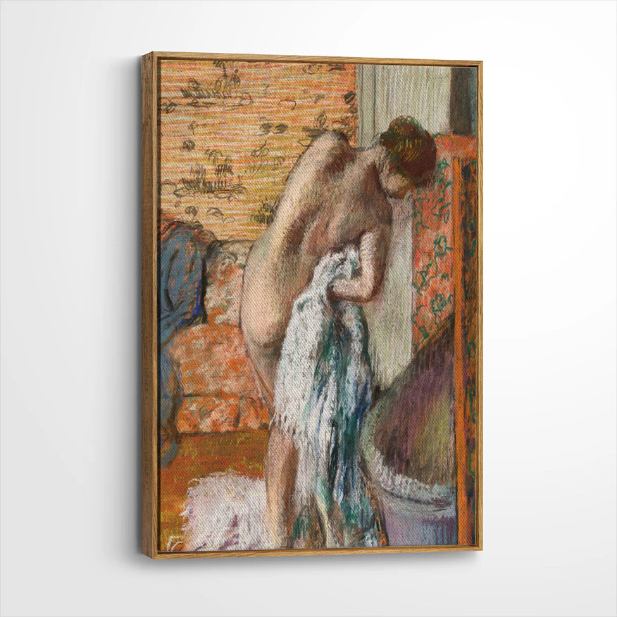 framed-canvas-brown-walnut