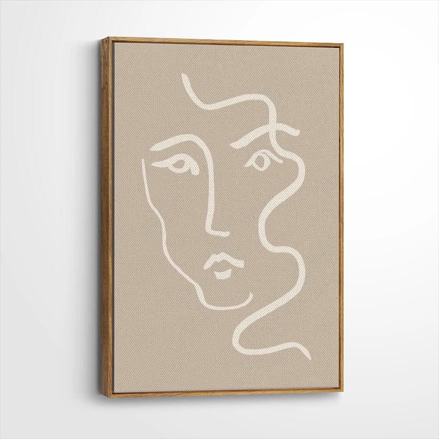 framed-canvas-brown-walnut