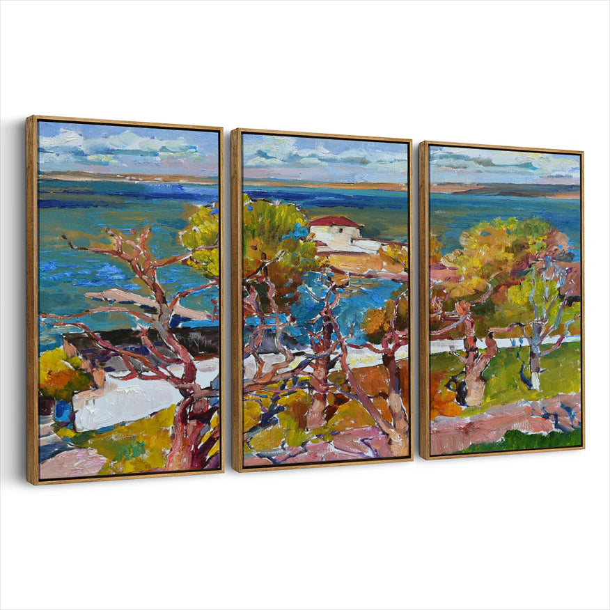 3-framed-canvas-brown-walnut