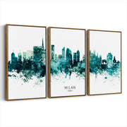 3-framed-canvas-brown-walnut