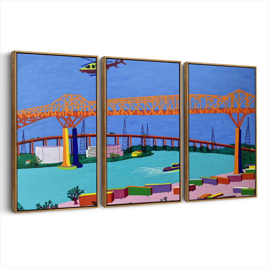 3-framed-canvas-brown-walnut